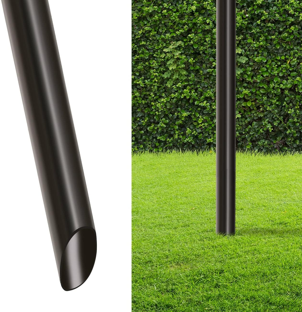 Matney Outdoor Metal Patio Torches – Use for Deck, Patio, Back Yard, Out Door Parties, Wedding – Includes Fiberglass Wick and Snuffer Cap (4 Pack) - Image 6