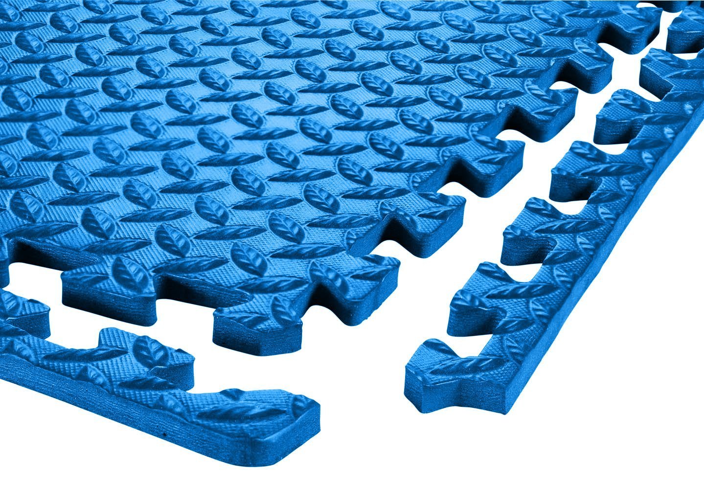 Sivan Health and Fitness® Puzzle Exercise Mat EVA Foam Interlocking Tiles—Protective Flooring for Gym, Garage Flooring, Playroom, Workshop, Basement, and More (Blue) - Image 4