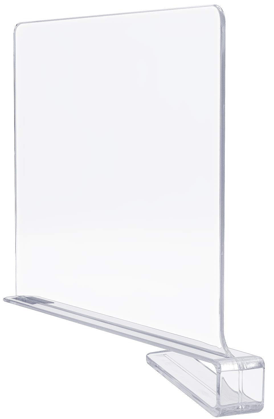 Sorbus 4 Acrylic Shelf Dividers for Shelves, Great Organizer for Clothes, Linens, Purse Separators, Versatile for Closets, Kitchen Cabinets, Bedroom (4-Pack) - Image 7