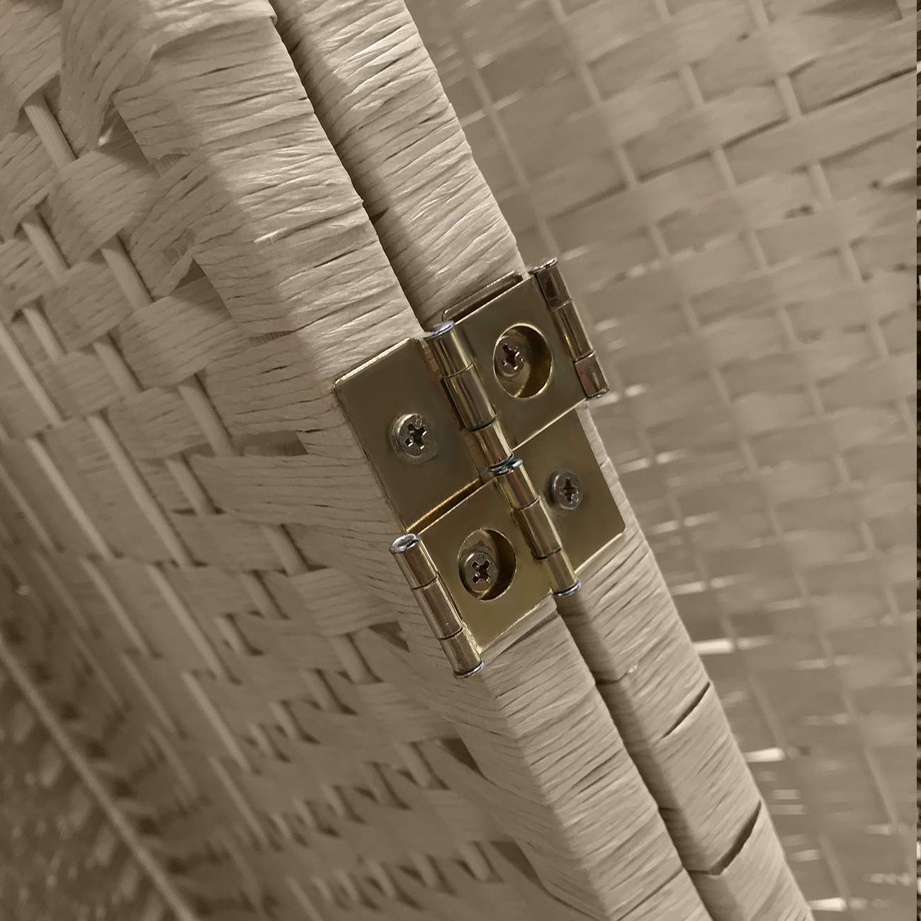 Sorbus 8 Panel Room Divider 6 ft. Tall - Privacy Screen, Extra Wide Double Hinged Panels, Diamond Double-Weaved, Partition Room Dividers and Folding Privacy Screens, Wall Divider for Room Separation - Image 7