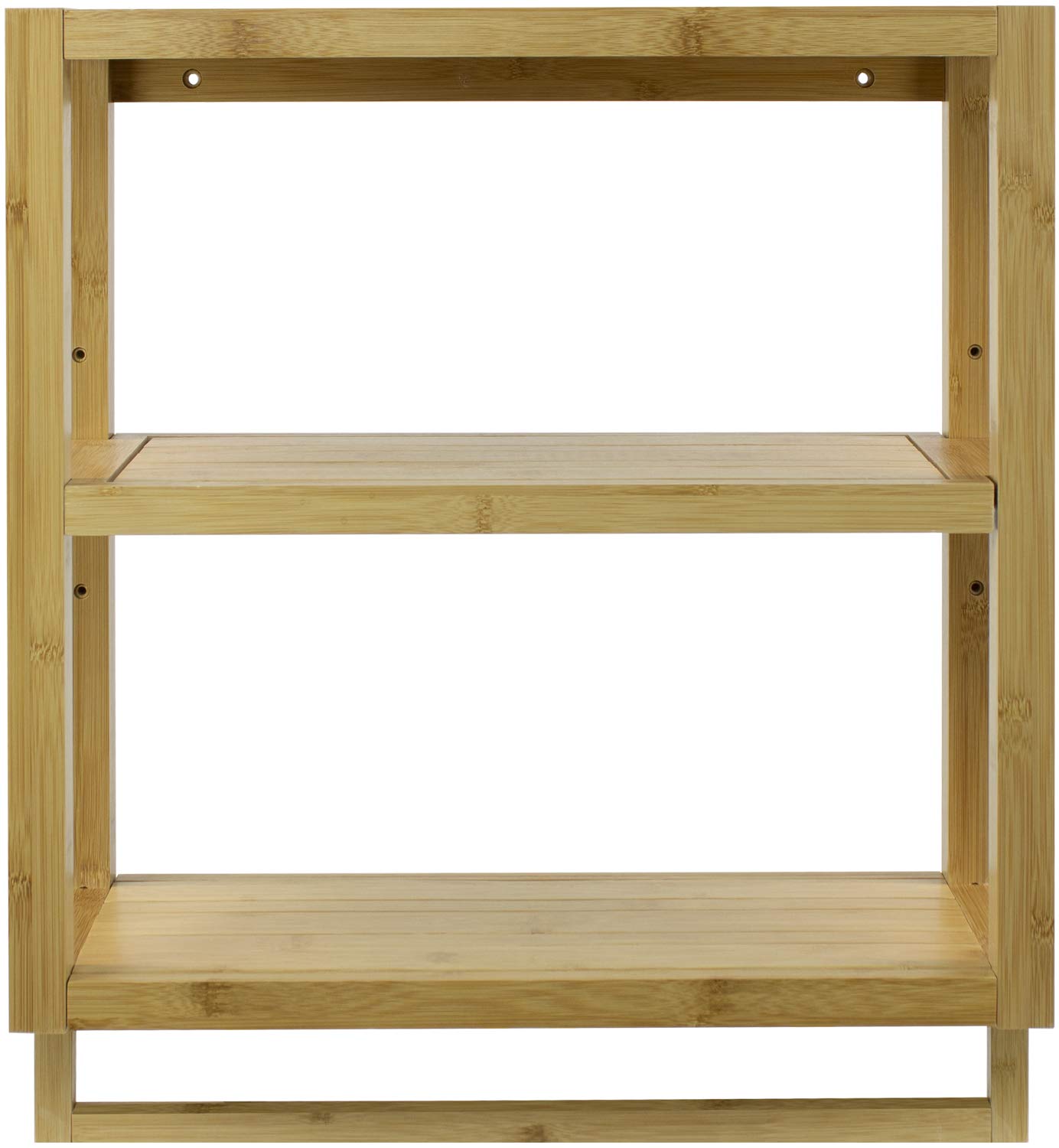 Sorbus Bamboo Wall Mounted Rack for Bathroom, Kitchen & More - Image 5