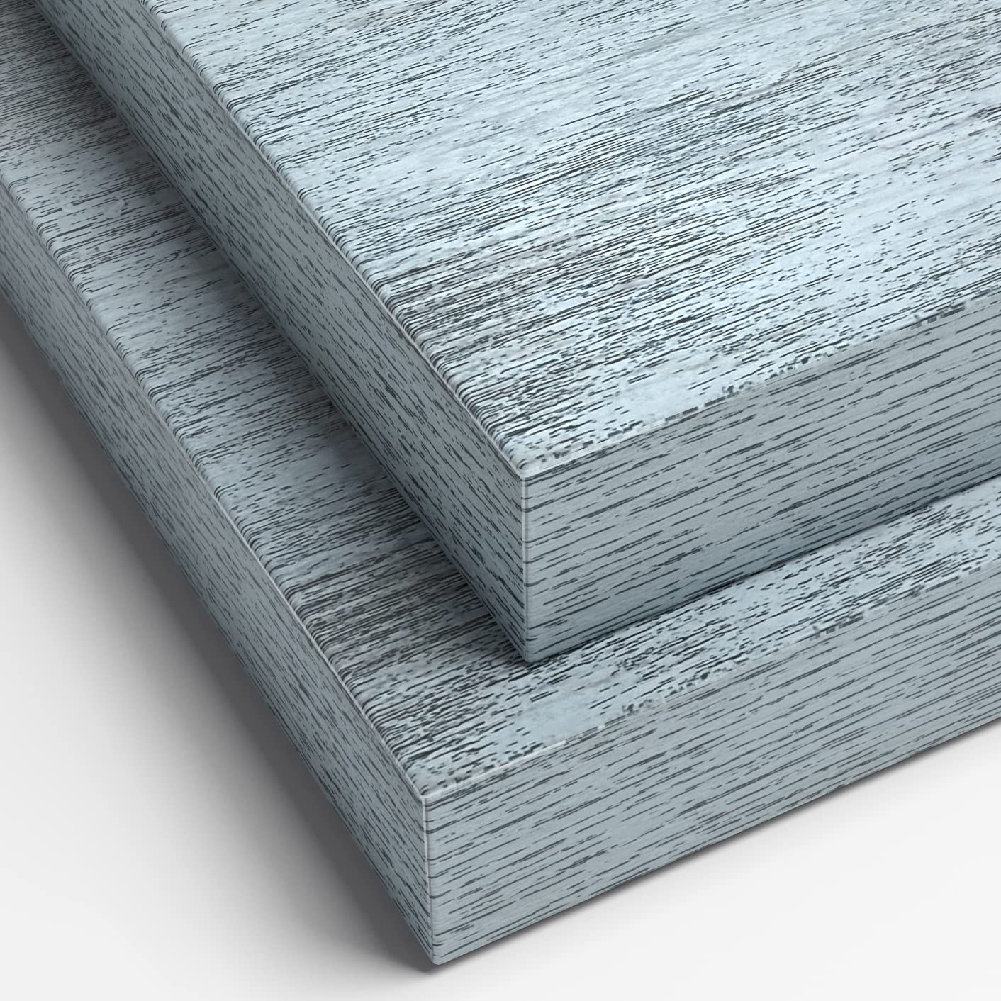 Sorbus Floating Shelves - 2 Pack 24 X 9 Inch Rustic Blue Wall Shelves for Bedroom, Kitchen, Living Room, Bathroom Shelves, Home Decor - Extra Long Floating Shelf for Trophy, Books Frames, Toilet Paper - Image 7