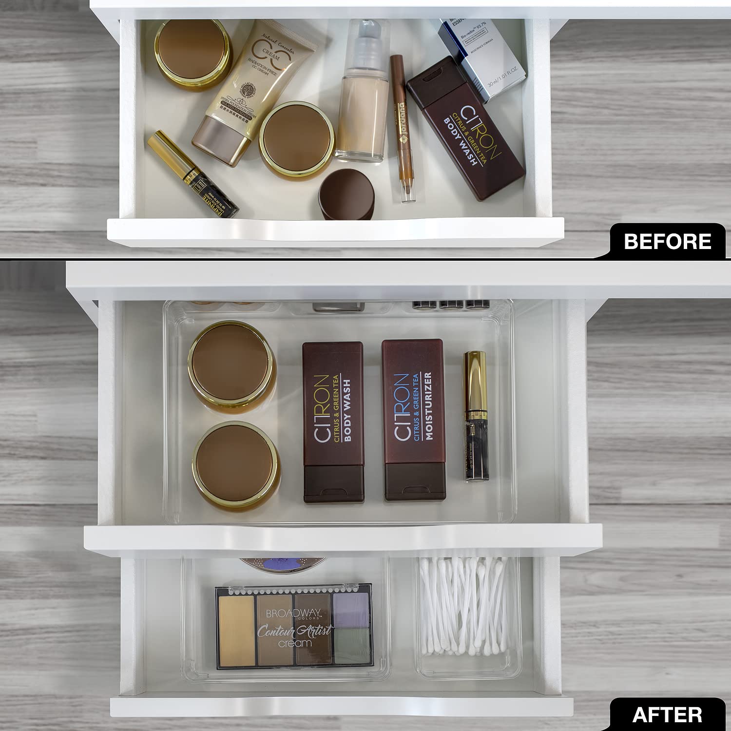 Sorbus Skin care organizer, Storage bin for Drawer organizers for cosmetic, Bathroom, Vanity - Image 5