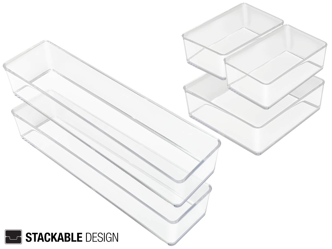 Sorbus Skin care organizer, Storage bin for Drawer organizers for cosmetic, Bathroom, Vanity - Image 6