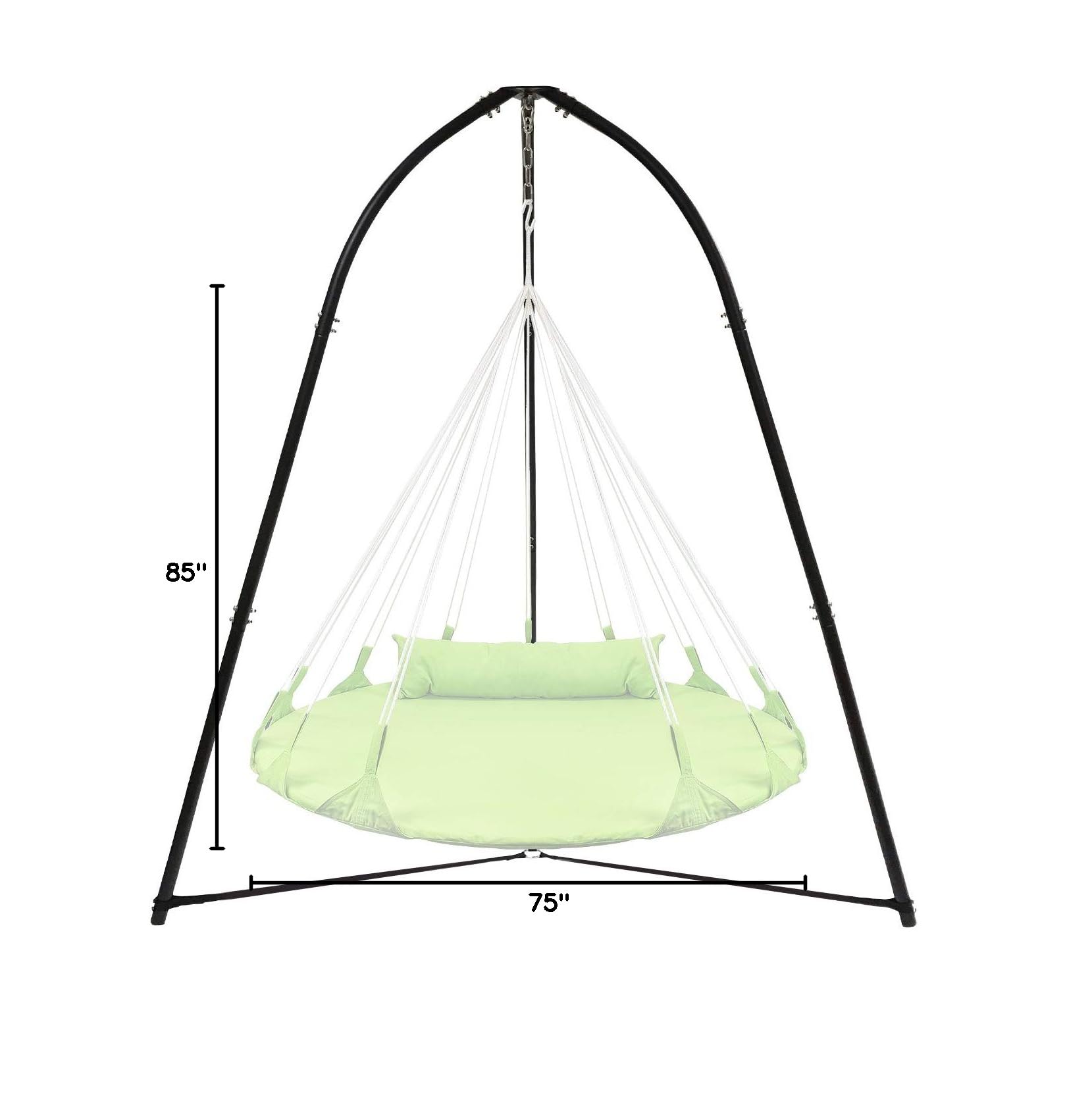 Sorbus Tripod Hanging Chair Stand – 330lbs Capacity, Heavy Duty Steel, Rust Resistant, Adjustable Hammock Frame for Saucer, Air Porch, Indoor/Outdoor Use – Swing Not Included - Image 10