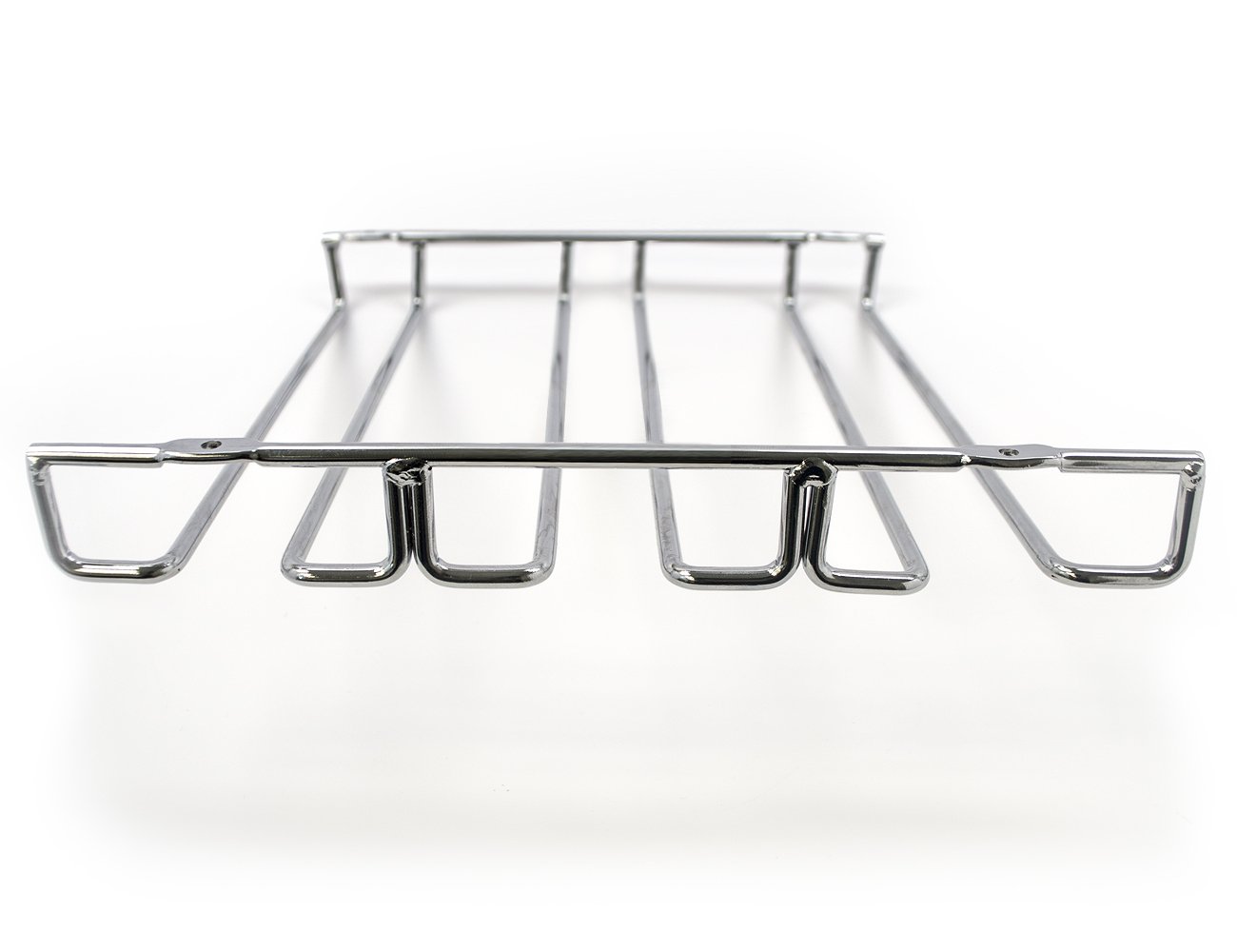 Sorbus Under Cabinet Wine Glass Rack and Stemware Holder – 3 Rows Holds up to 9 of Your Most Delicate Glassware - Image 4