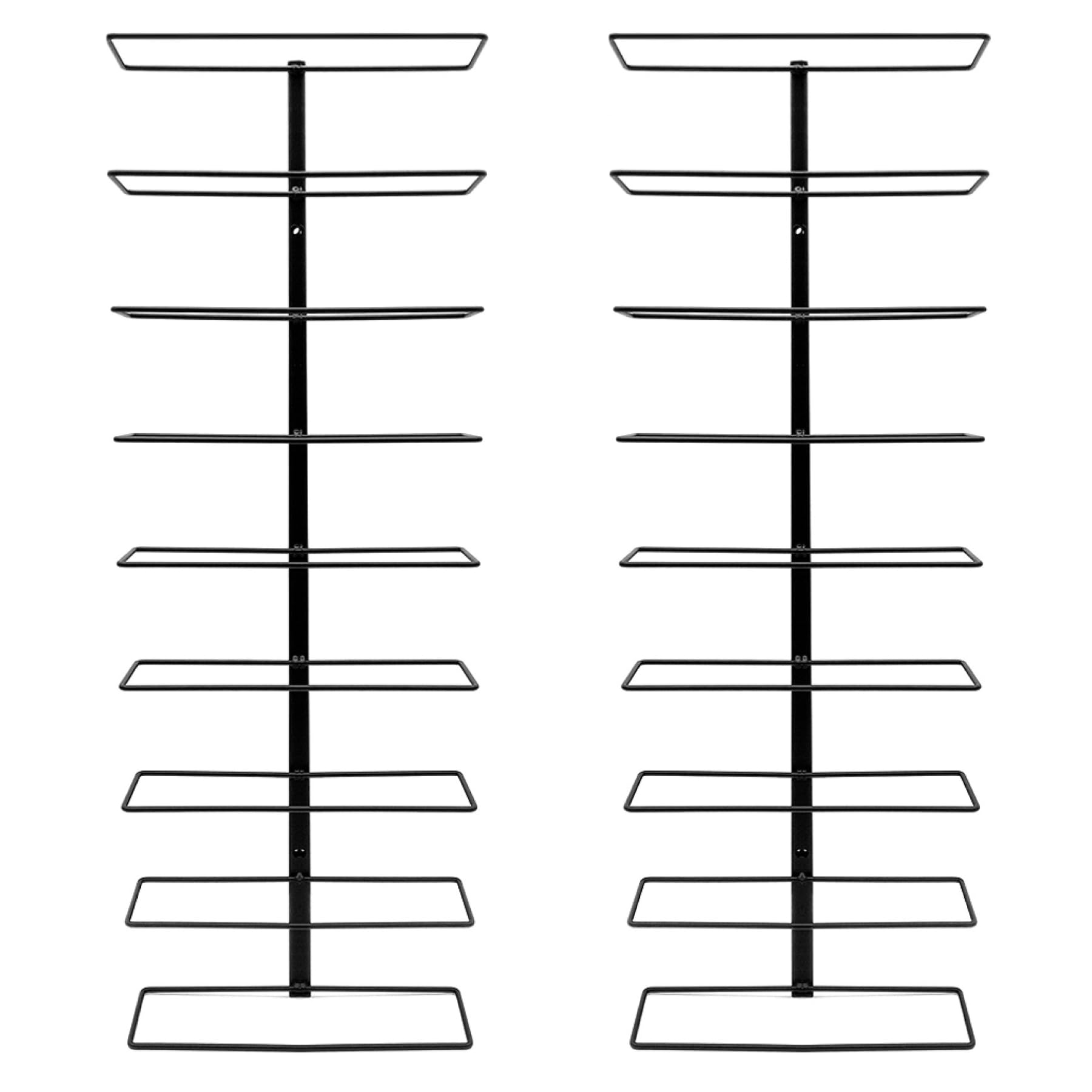 Sorbus Wall Mount Wine Rack 3-Pack – Holds 9 Bottles Each – Black Metal Wine Bottle Holders for Wall, Modern Wine Rack for Home Bar, Kitchen - Image 2