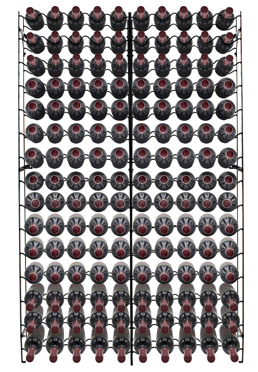 Sorbus Wine Rack Freestanding Floor - Wine Bottle Holder Holds 150 Bottles of Wine - 150 Bottle Capacity Wine Storage for Any Bar, Wine Cellar, Kitchen, Dining Room - Image 3